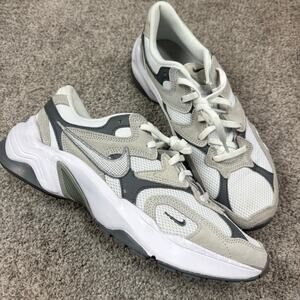 Nike AL8 Women's Sneakers size 11 white/smoke grey/black metallic